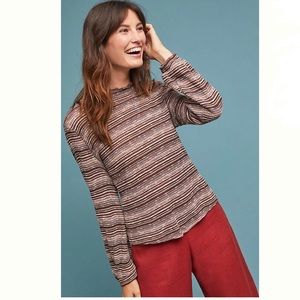 Anthropologie Mila Striped Top